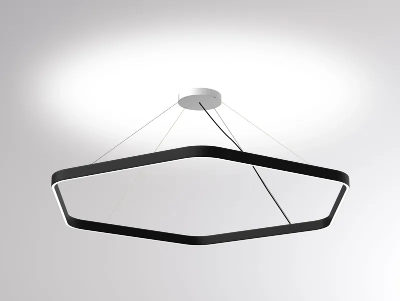 Molto Luce LON HEXAGON 1500 PDI (schwarz) - Produktbild 1