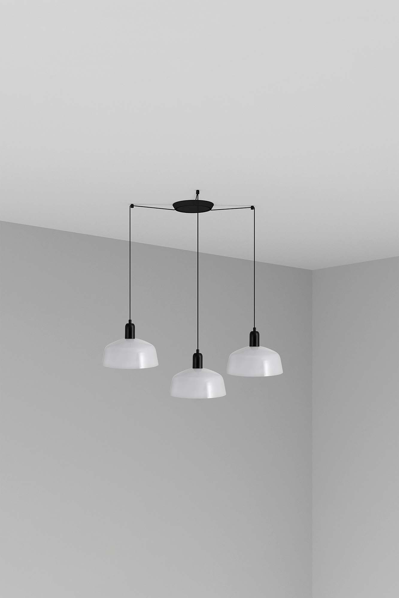 Faro TATAWIN M Metall 3L Pendelleuchte weiß - Produktbild 1