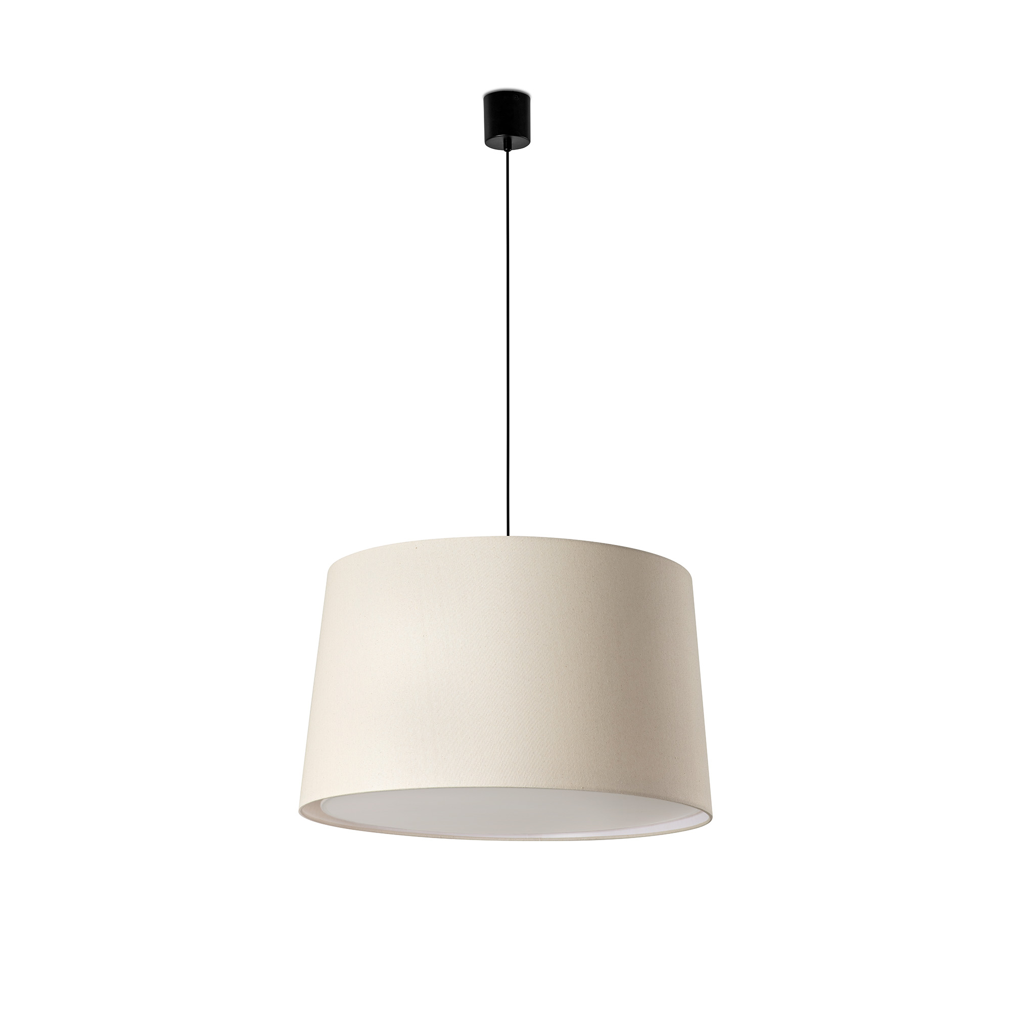 Faro WINDSOR Hängeleuchte schwarz/Linen Faro WINDSOR Hängeleuchte schwarz/Linen - Produktbild 1