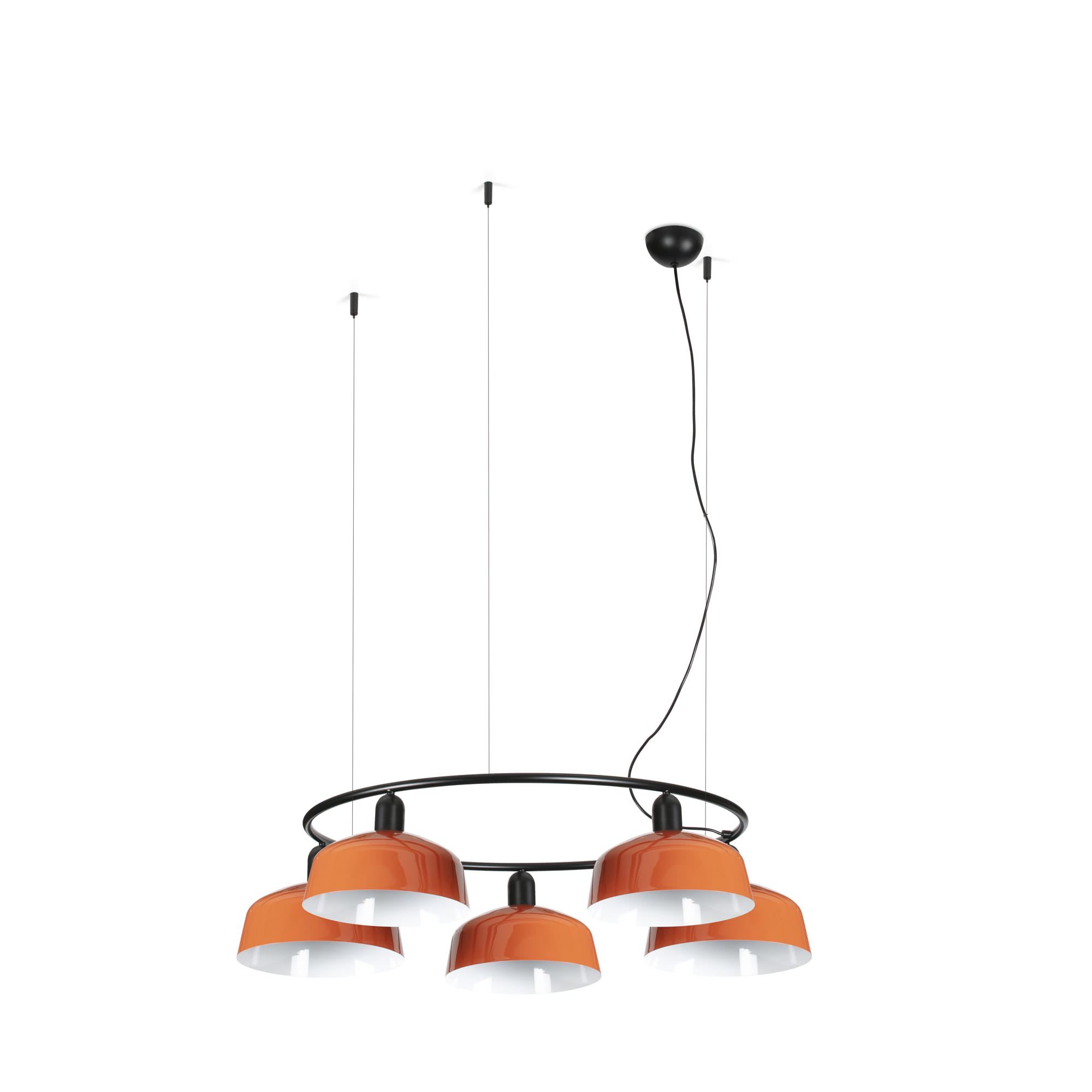 Faro TATAWIN M Metall 5L Kreisförmige Hängeleuchte Orange-rot Faro TATAWIN M Metall 5L Kreisförmige Hängeleuchte Orange-rot - Produktbild 1
