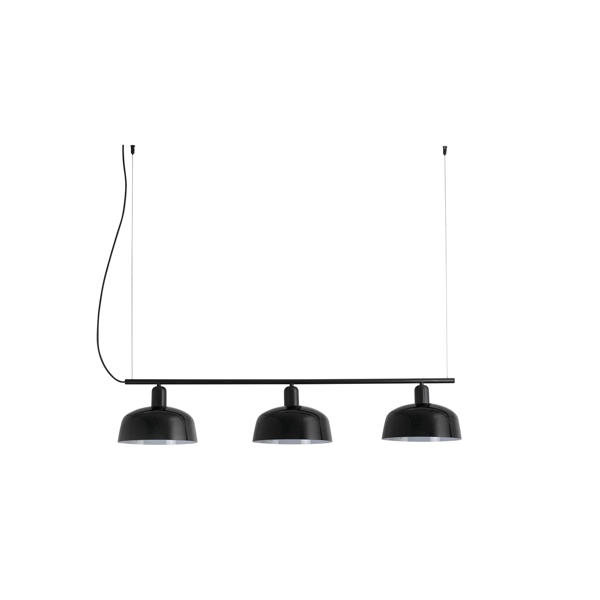 Faro TATAWIN M Linear Pendelleuchte Glas schwarz - Produktbild 1