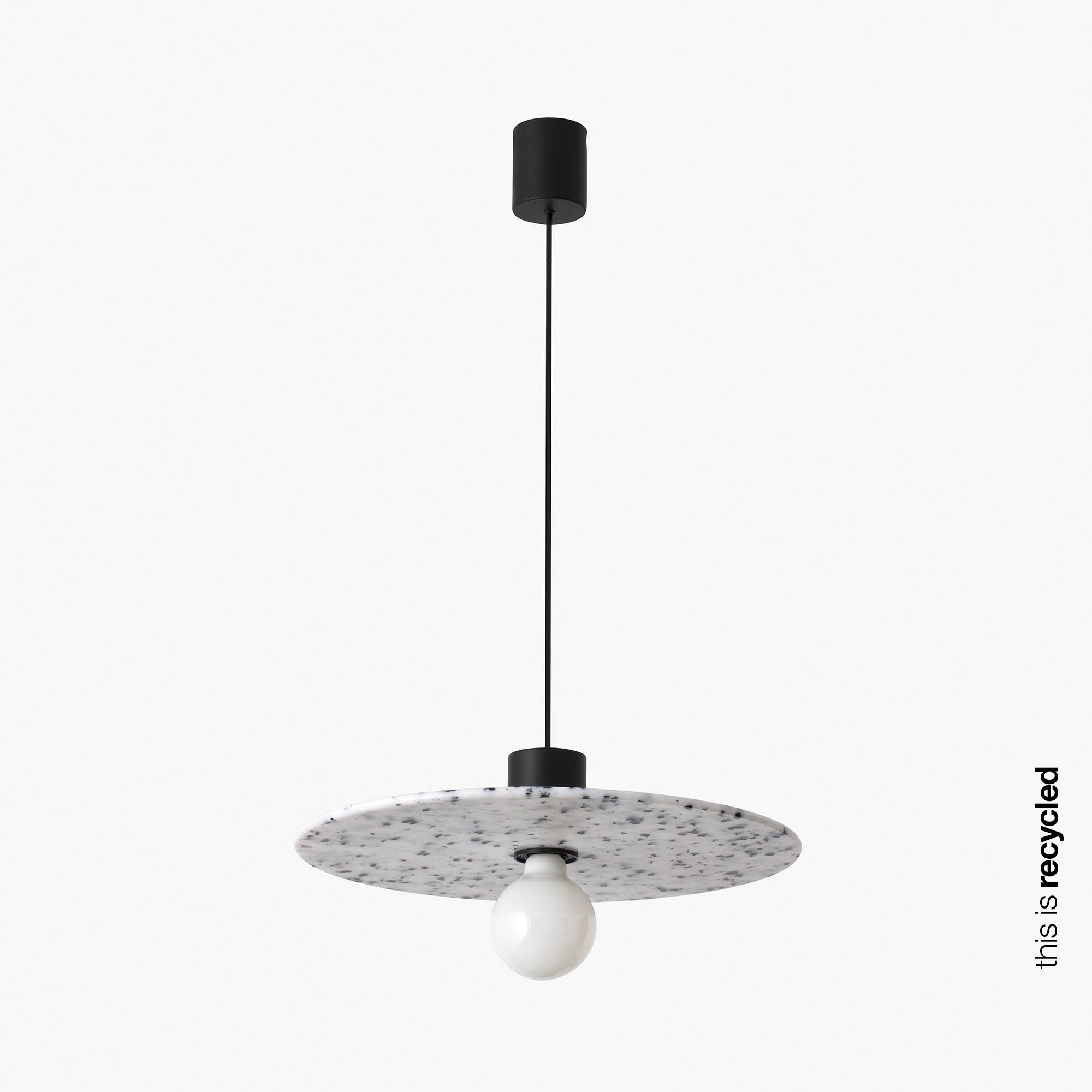 Faro CONFETTI 450 Pendelleuchte aus recyceltem Marmor - Produktbild 1