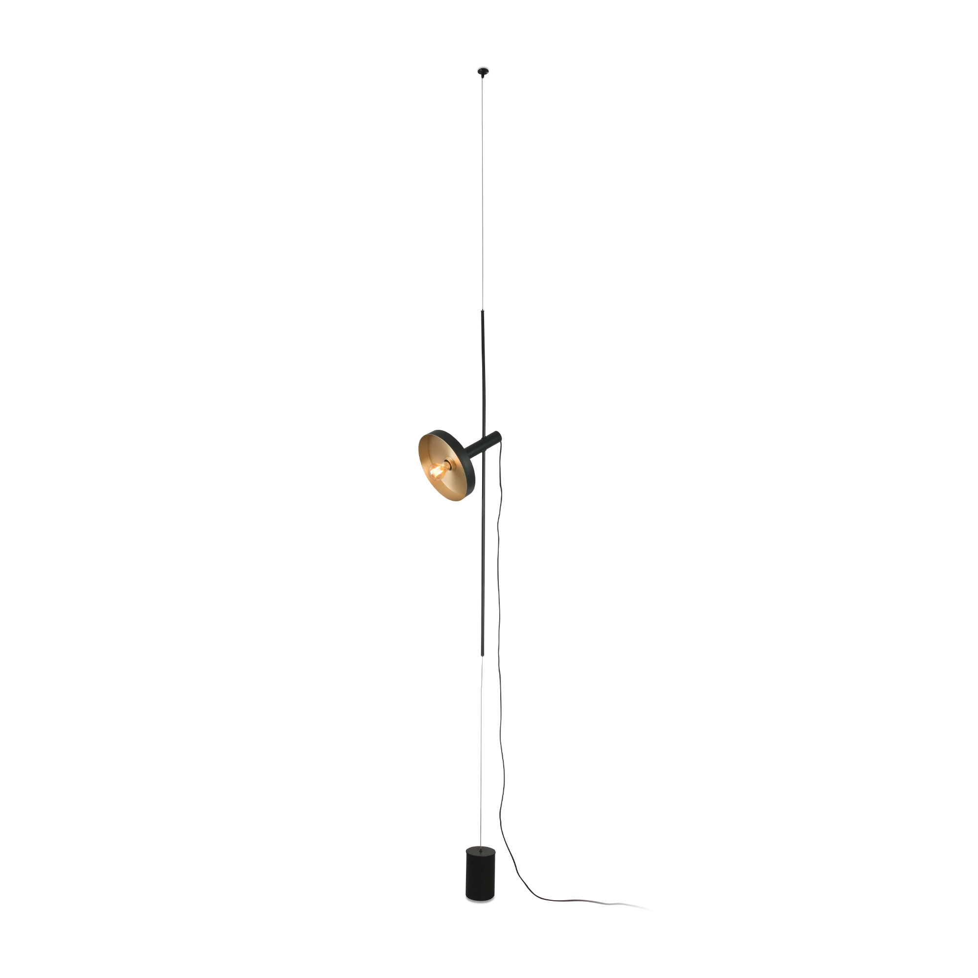 Faro WHIZZ Schwarz/goldene Wohnzimmer-Hänge-/Standleuchte Faro WHIZZ Schwarz/goldene Wohnzimmer-Hänge-/Standleuchte - Produktbild 1