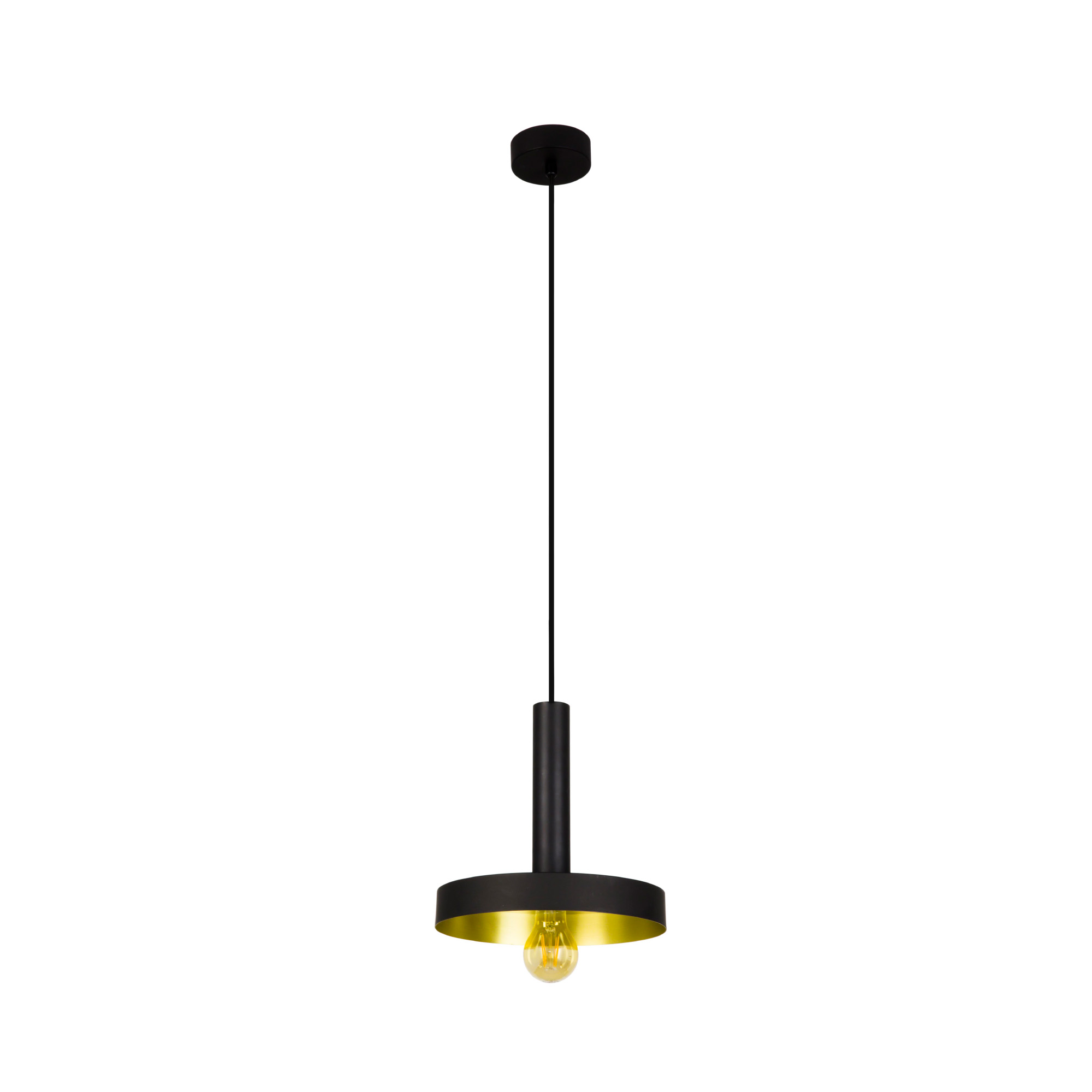 Faro WHIZZ Schwarzer und satinierter Gold-Anhänger Faro WHIZZ Schwarzer und satinierter Gold-Anhänger - Produktbild 1