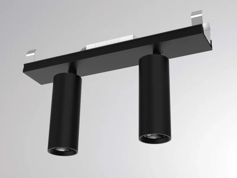 Molto Luce RIDE ROGGA EINSATZ 2-FLAMMIG (schwarz) - Produktbild 1