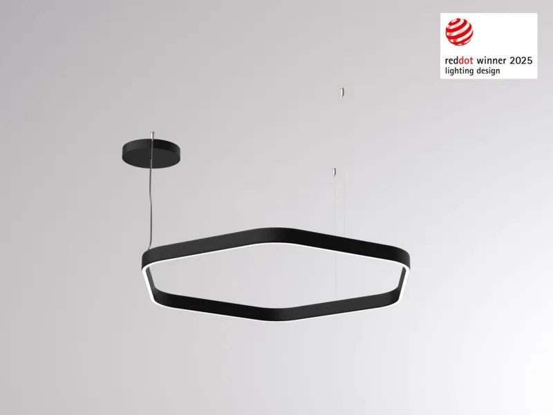 Molto Luce LON HEXAGON 1000 PD (schwarz) - Produktbild 1