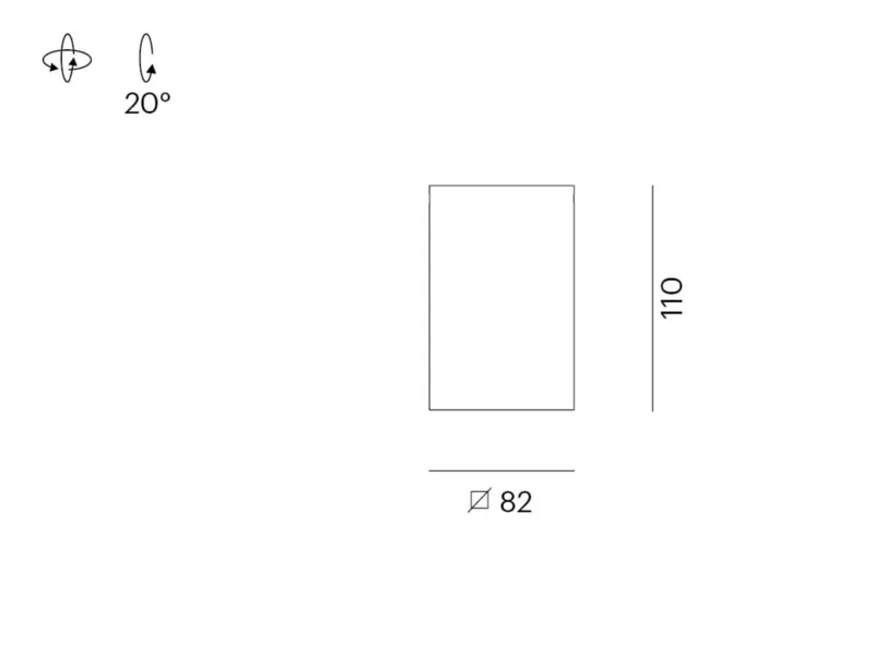 Molto Luce ATUS SINGLE SQUARE SD (schwarz) - Produktbild 2