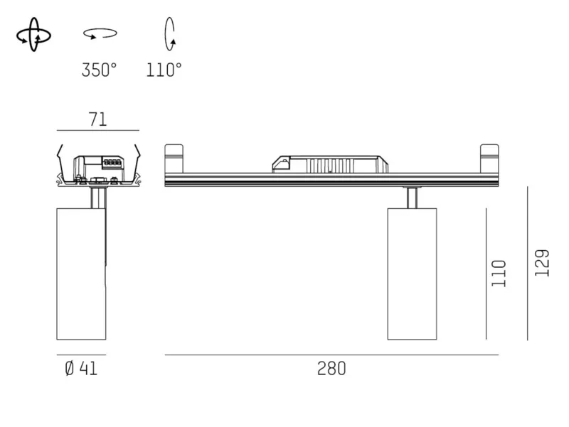 Molto Luce LOG 2.1 ROGGA EINSATZ 1-FLAMMIG (schwarz) - Produktbild 2