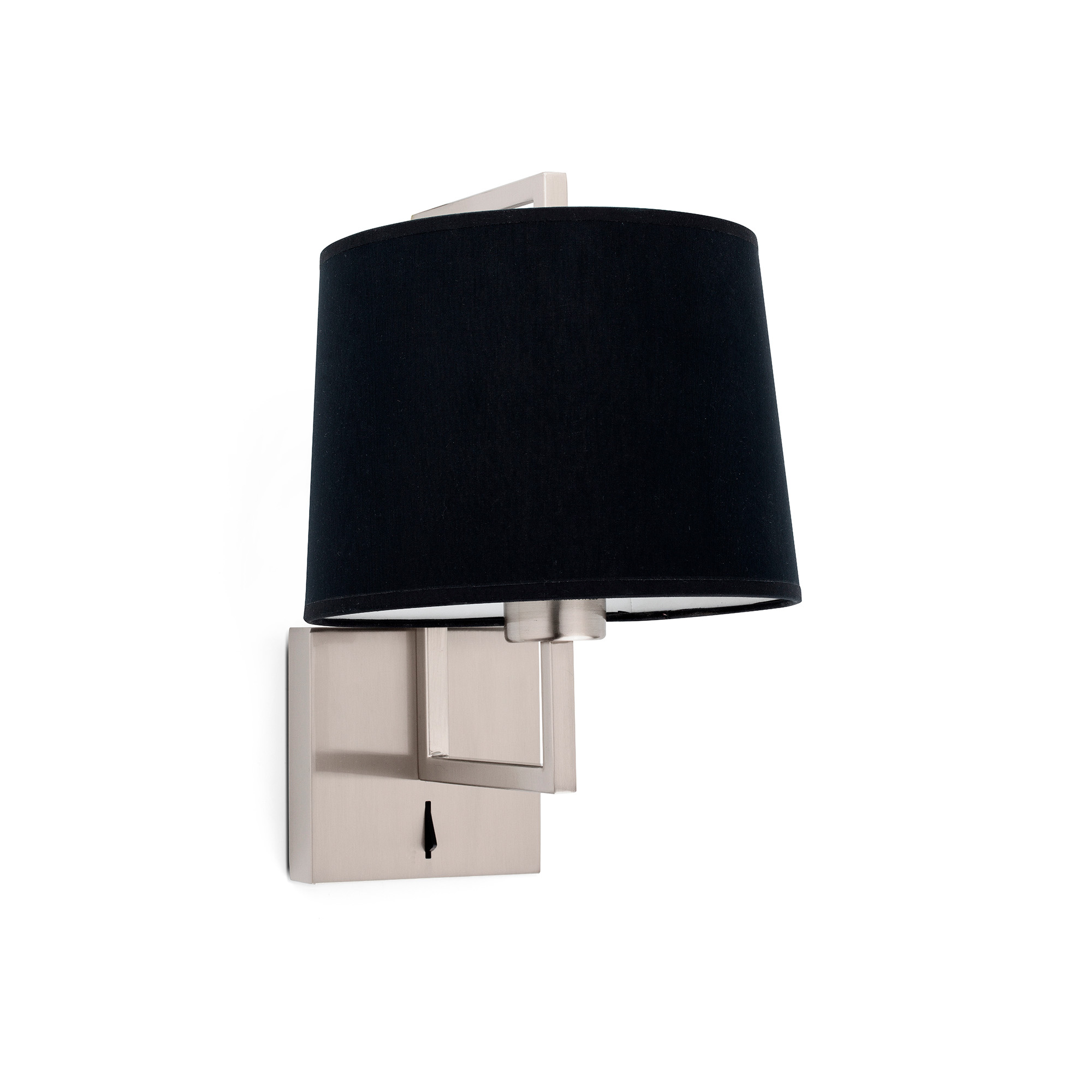 Faro FRAME Wandleuchte nickel matt/schwarz Faro FRAME Wandleuchte nickel matt/schwarz - Produktbild 1