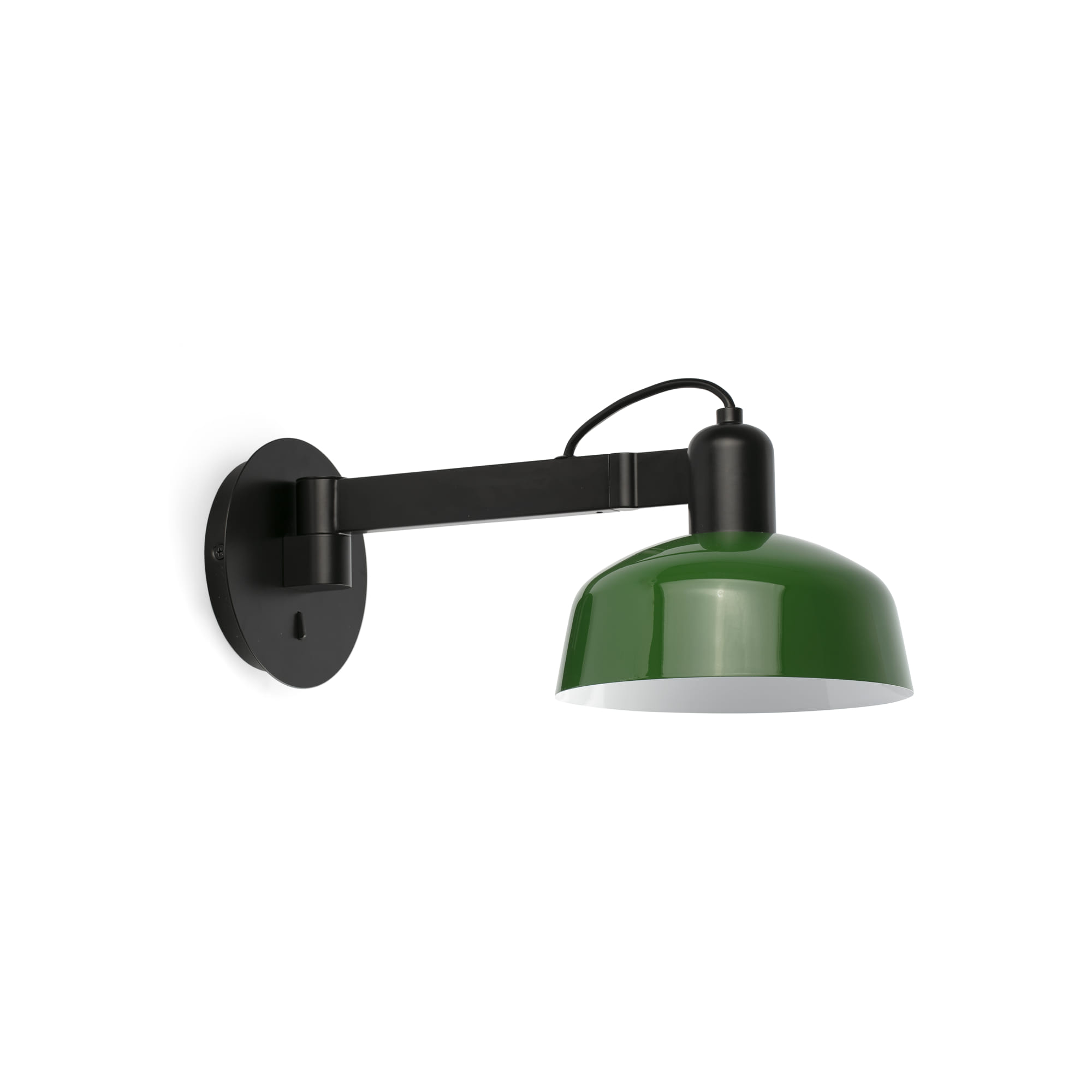 Faro TATAWIN Wandleuchte Metall mit Wandarm grün Faro TATAWIN Wandleuchte Metall mit Wandarm grün - Produktbild 1
