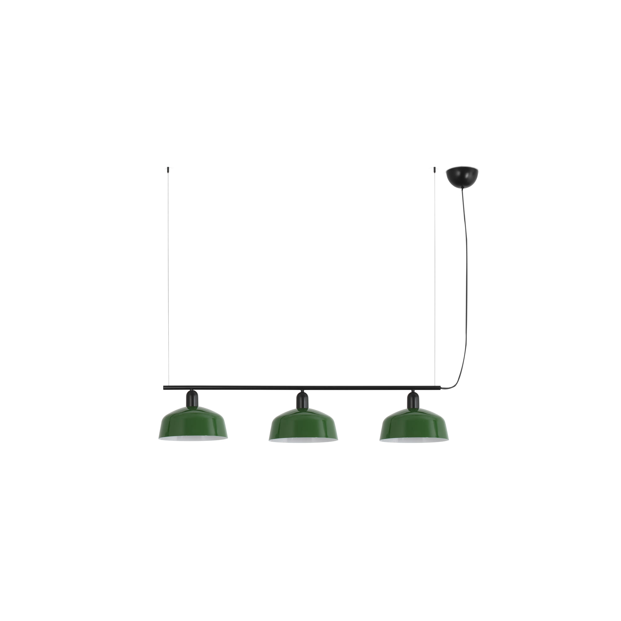 Faro TATAWIN M Metall 3L Pendelleuchte grün - Produktbild 1