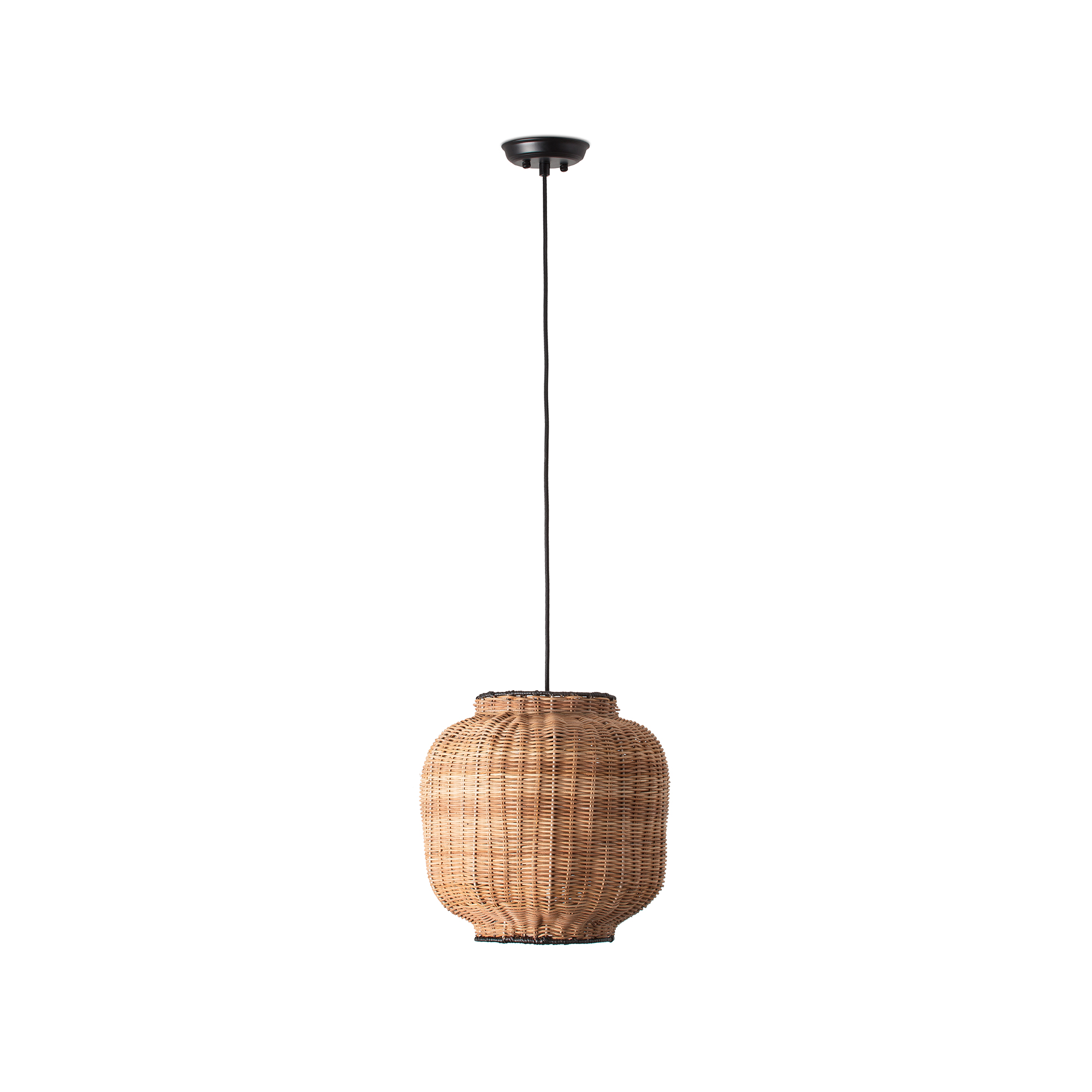 Faro TUPAI Hängeleuchte schwarz/rattan Faro TUPAI Hängeleuchte schwarz/rattan - Produktbild 1