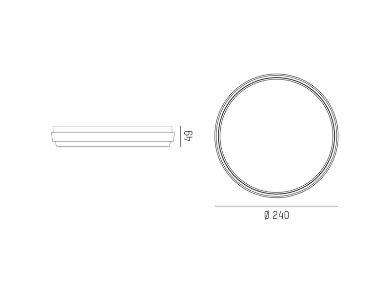 Molto Luce SOPO ROUND M SD (grau) - Produktbild 2