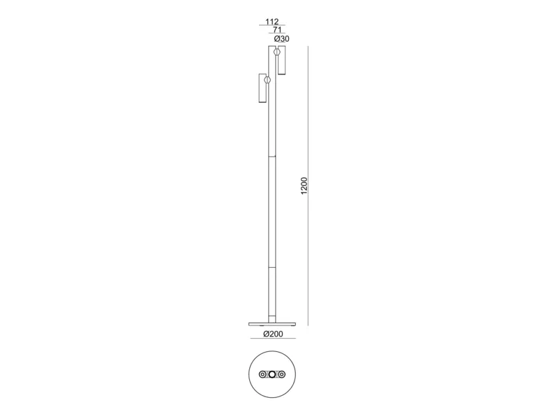 Molto Luce MIMO DOUBLE F (anthrazit) - Produktbild 2