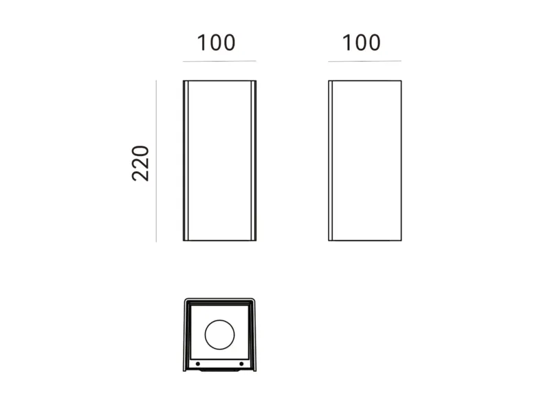 Molto Luce CORBA SQ W (anthrazit) - Produktbild 2