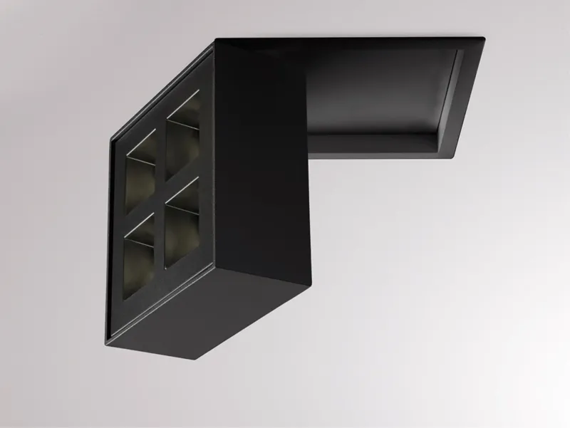 Molto Luce GRID SEMI RECESSED (schwarz) Molto Luce GRID SEMI RECESSED (schwarz) - Produktbild 1