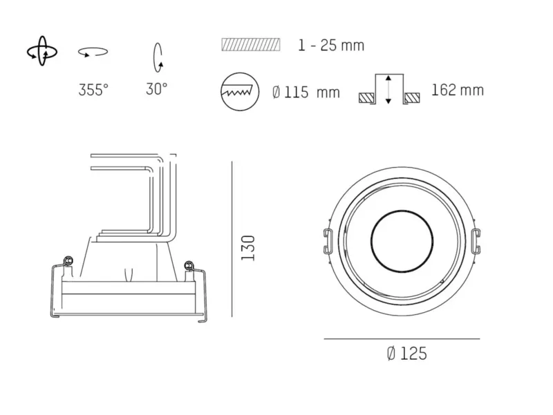Molto Luce RINE ROUND R (weiß) - Produktbild 2
