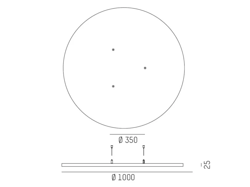 Molto Luce BOARD ROUND (grau) - Produktbild 2