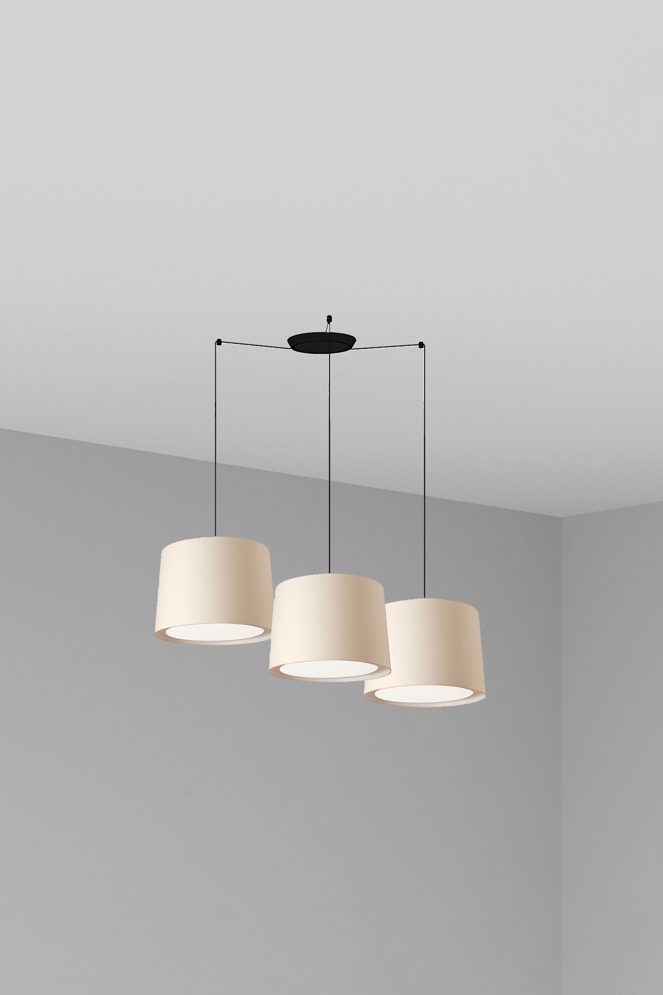 Faro CONGA 3L Beige Pendelleuchte Faro CONGA 3L Beige Pendelleuchte - Produktbild 1