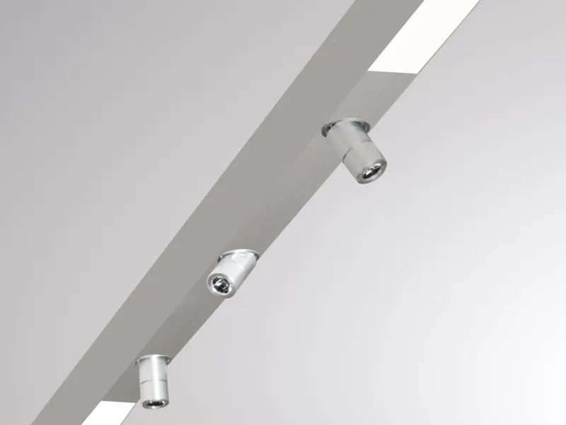 Molto Luce RIDE SPOT 3 SYSTEM INSERT (aluminium eloxiert) - Produktbild 1
