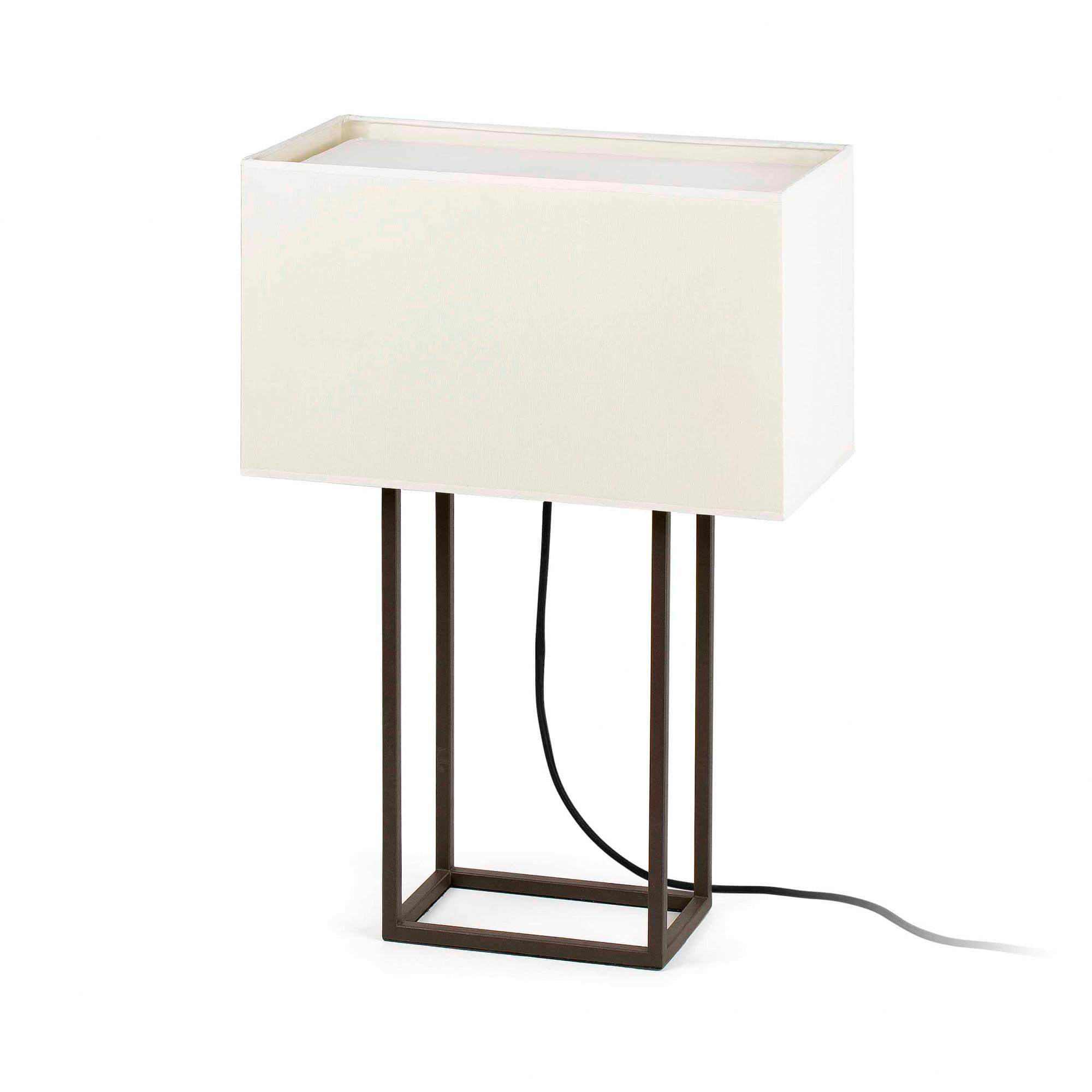 Faro VESPER Tischleuchte in Braun und Beige Faro VESPER Tischleuchte in Braun und Beige - Produktbild 1