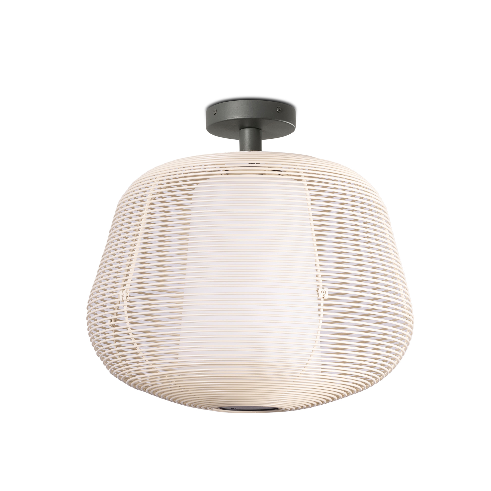 Faro NARA S Pendelleuchte fest beige 1xE27 - Produktbild 1