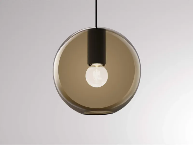 Molto Luce LOON MINI BALL VOLARE (schwarz/braun) - Produktbild 1