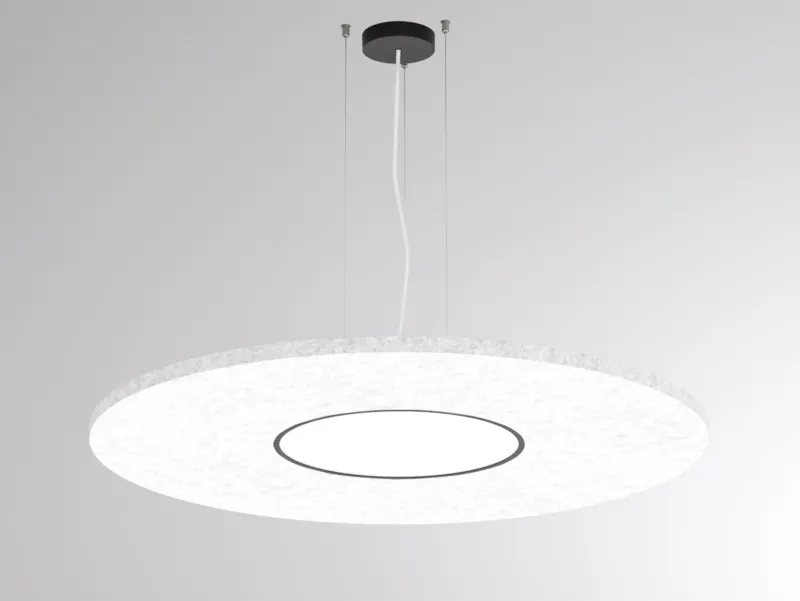 Molto Luce BOARD ROUND BIDO (weiß meliert) Molto Luce BOARD ROUND BIDO (weiß meliert) - Produktbild 1