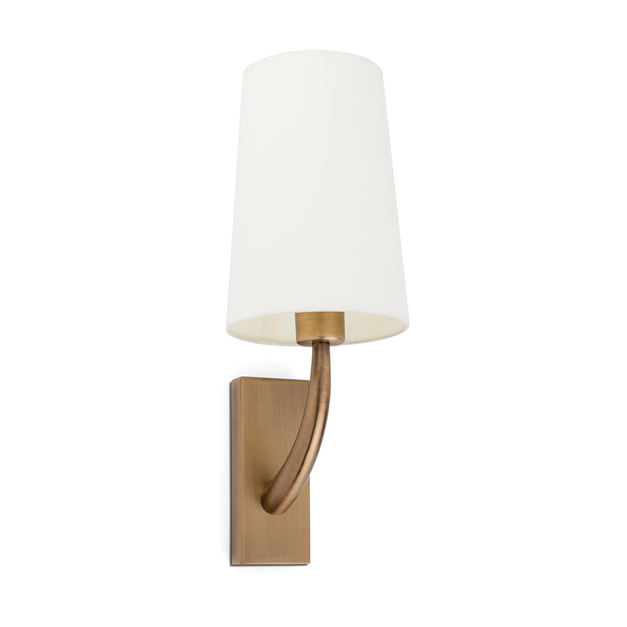 Faro REM Wandleuchte altgold matt/weiß - Produktbild 1