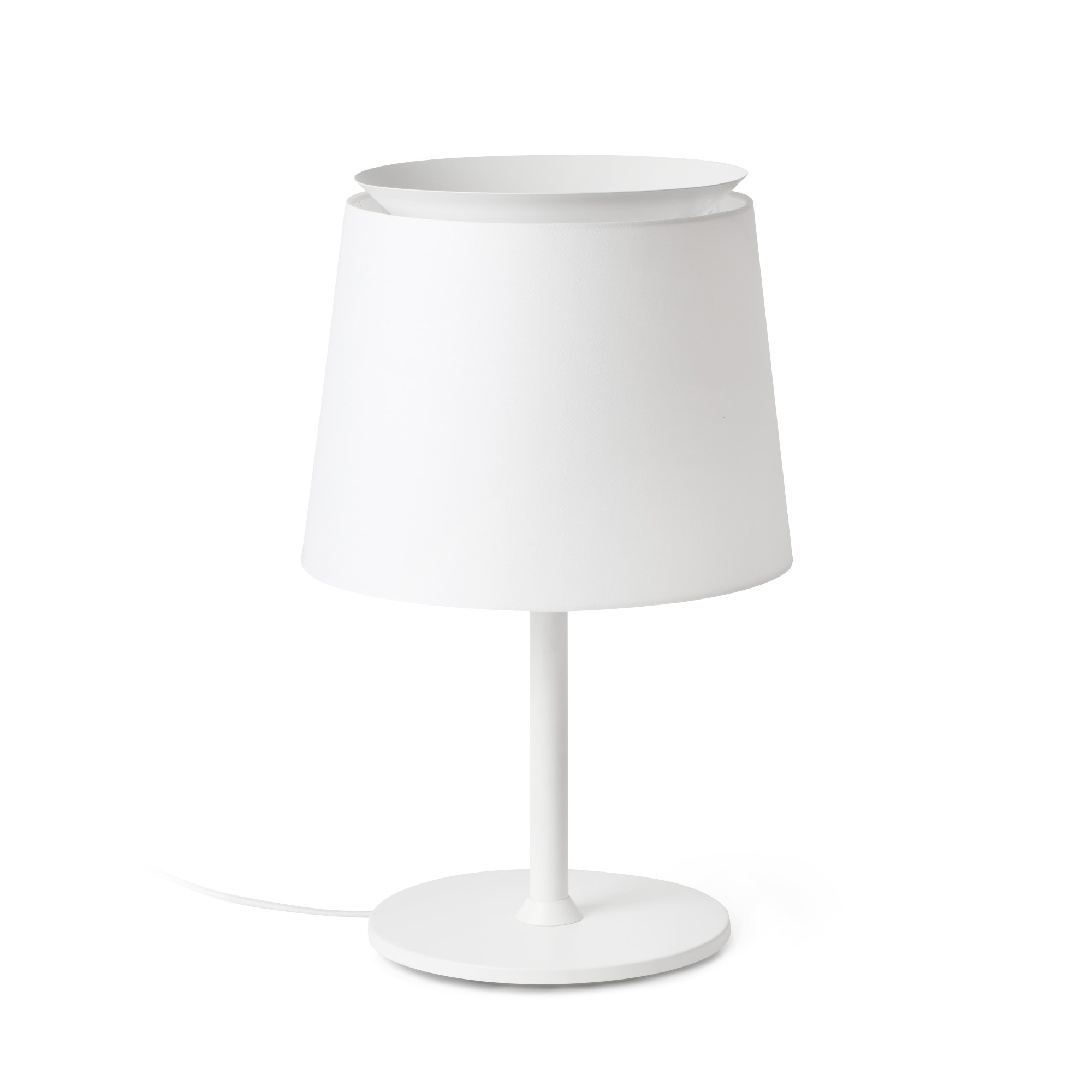 Faro SAVOY Tischleuchte Weiß/Weiß - Produktbild 1