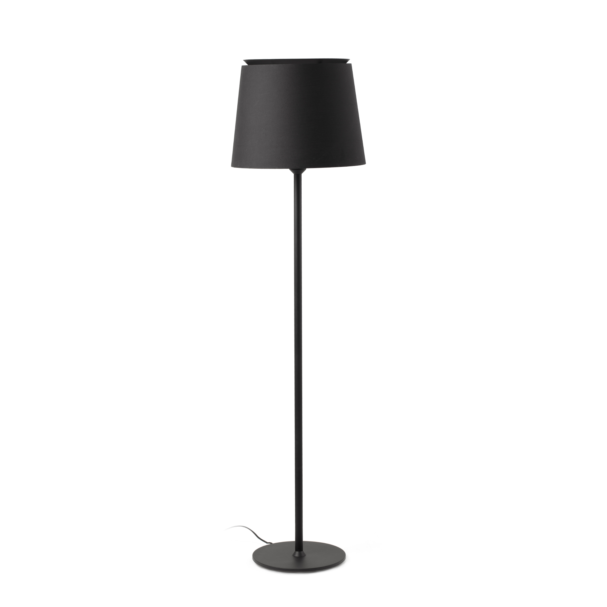 Faro SAVOY Stehleuchte schwarz/schwarz Faro SAVOY Stehleuchte schwarz/schwarz - Produktbild 1