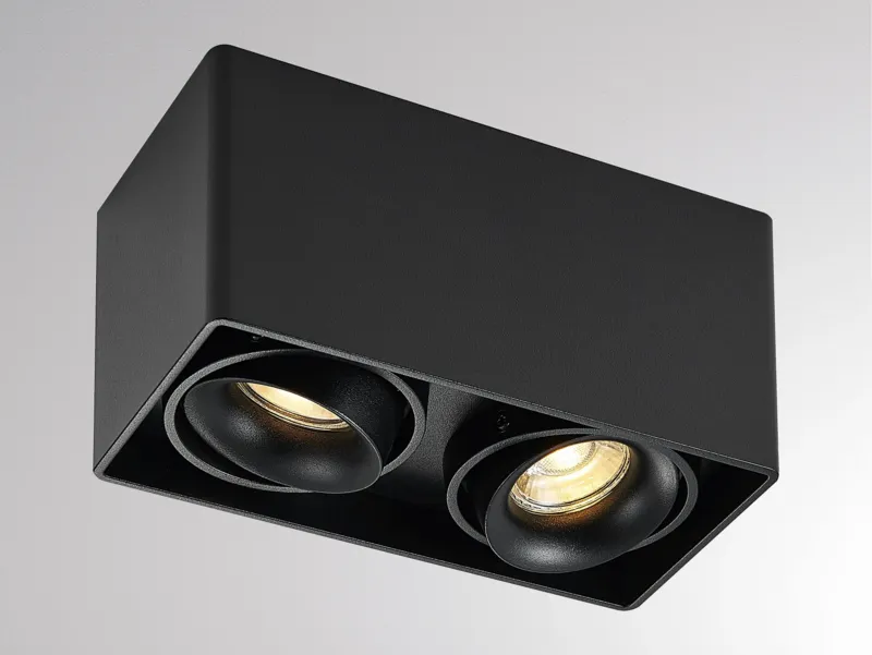 Molto Luce QANA DOUBLE SQUARE SD (schwarz) Molto Luce QANA DOUBLE SQUARE SD (schwarz) - Produktbild 1