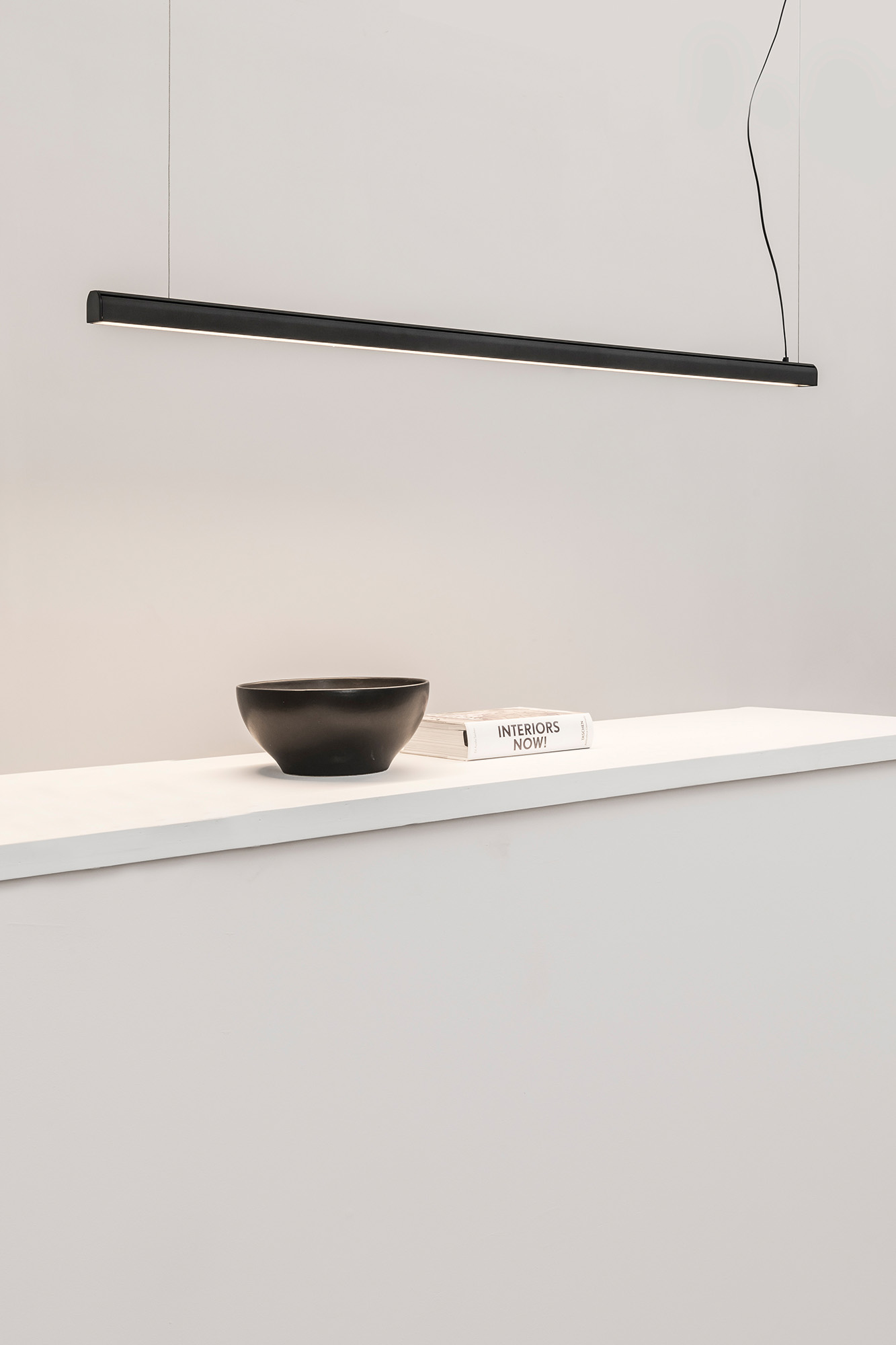 Faro VICO 1150 Schwarze Pendelleuchte mit eingebautem Deckenbaldachin - Produktbild 2