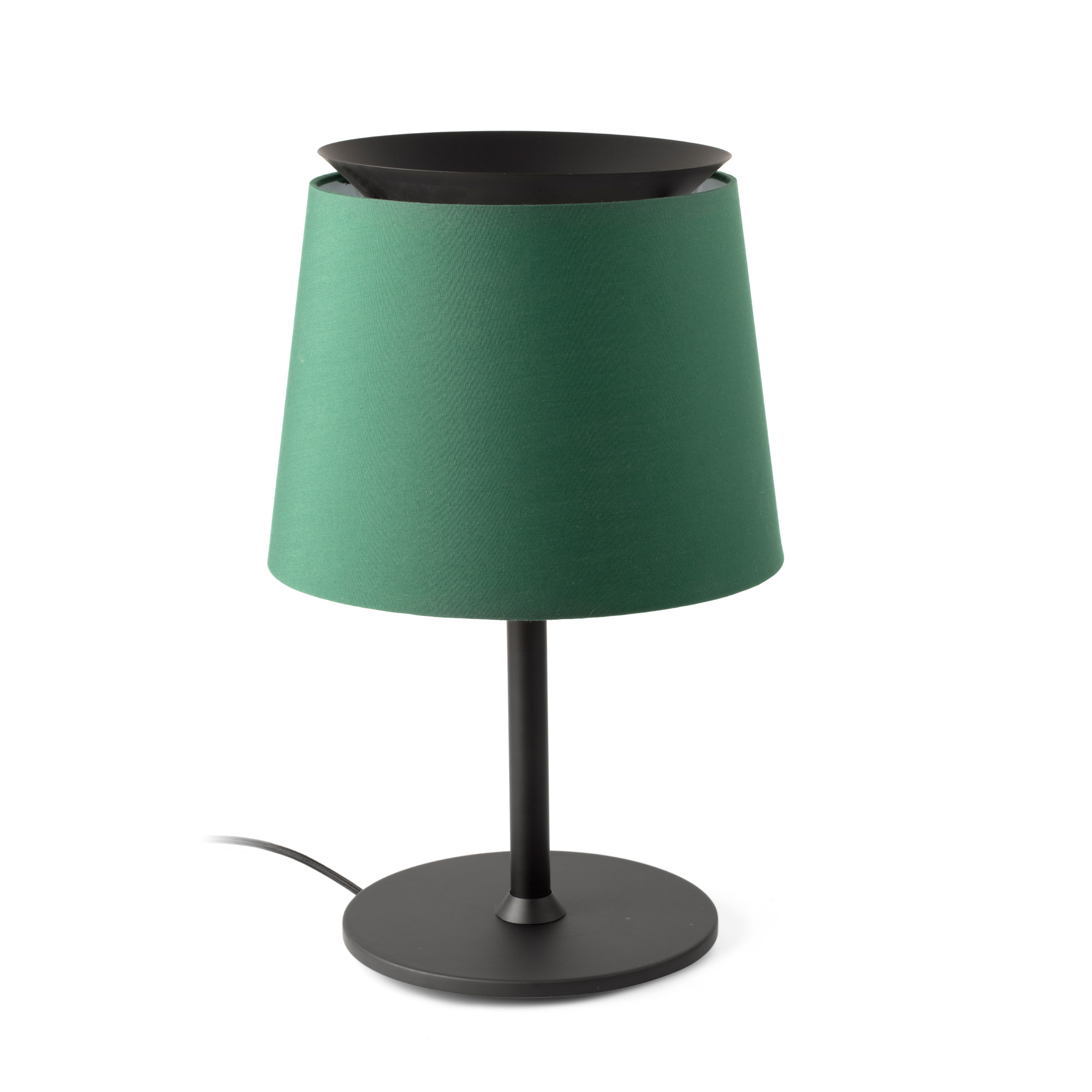 Faro SAVOY Tischleuchte schwarz/grün - Produktbild 1
