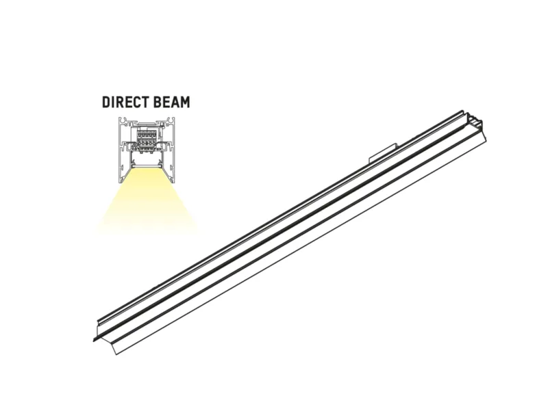 Molto Luce LOG 2.1 SYSTEM EINSATZ BINA OFFICE (schwarz) - Produktbild 2