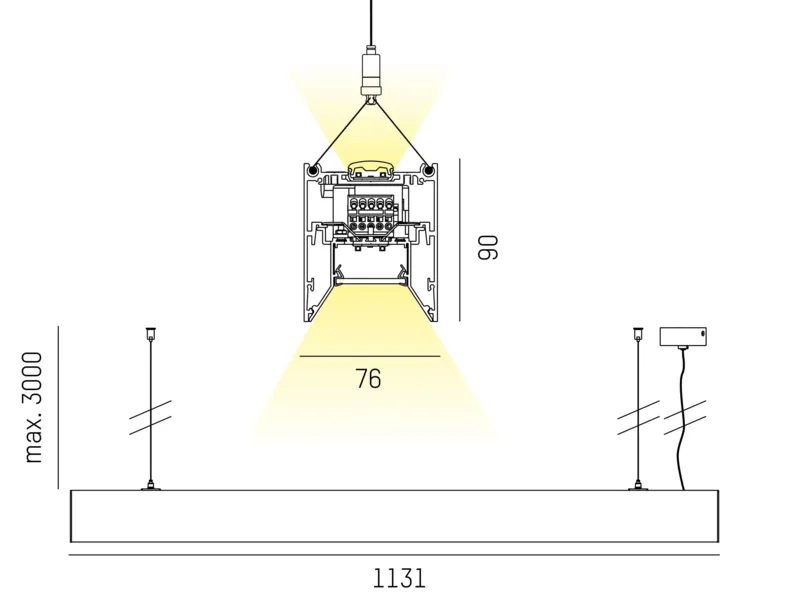 Molto Luce LOG OUT 2.1 BINA OFFICE PDI (weiß) - Produktbild 2