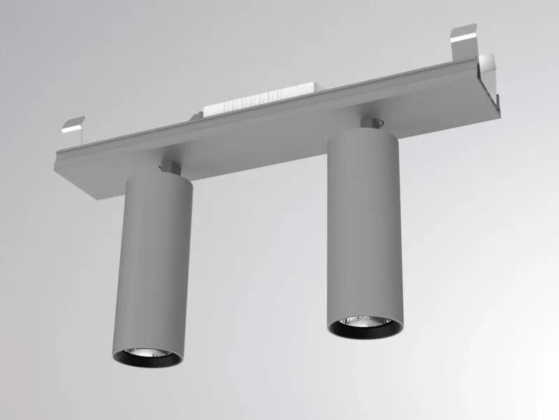 Molto Luce RIDE ROGGA EINSATZ 2-FLAMMIG (grau) - Produktbild 1