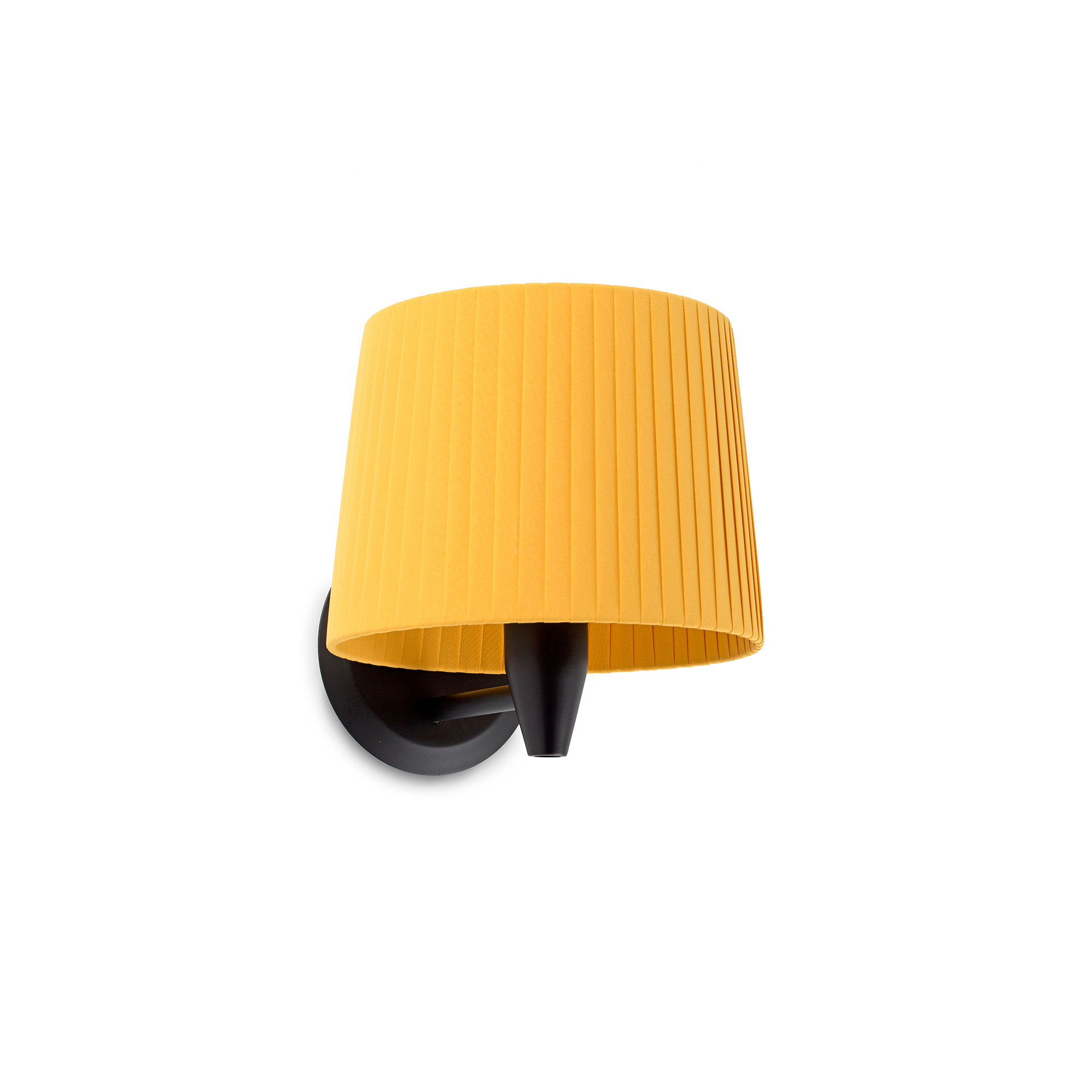 Faro SAMBA Schwarz/gelbe Wandleuchte mit Klebeband - Produktbild 1