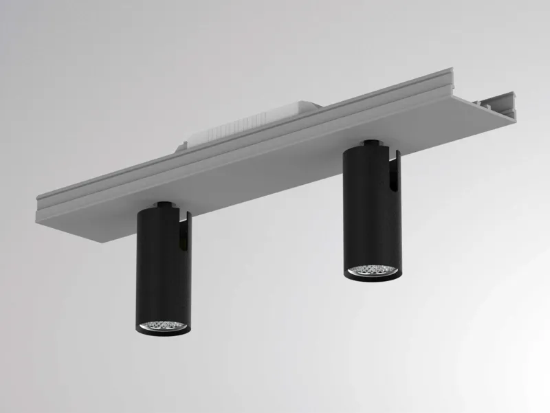 Molto Luce LOG 50 MAGNETICS EINSATZ 2-FLAMMIG (grau) - Produktbild 1