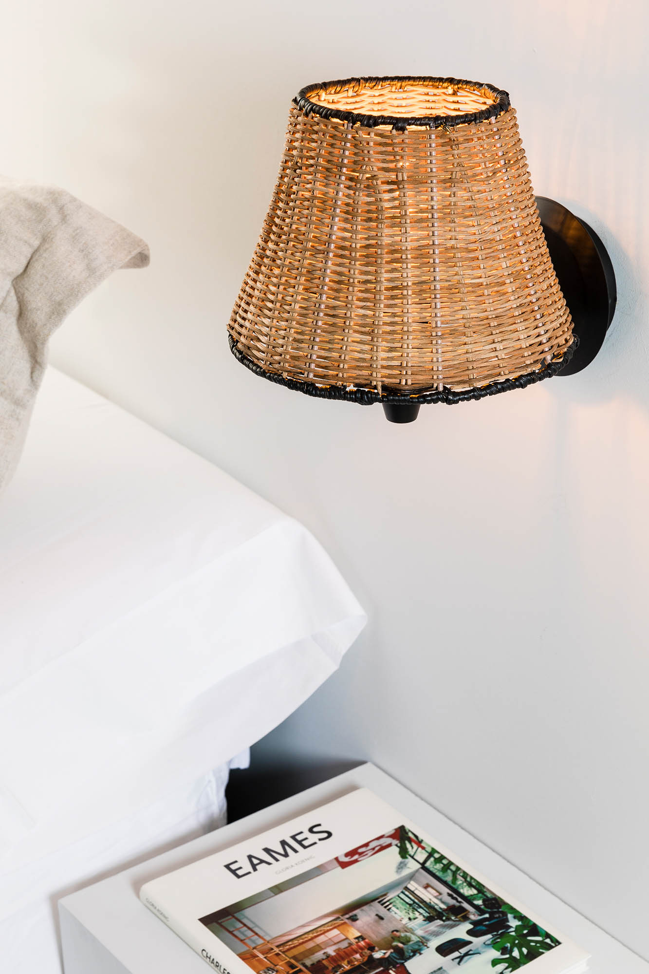 Faro SUMBA Wandleuchte schwarz/rattan - Produktbild 3