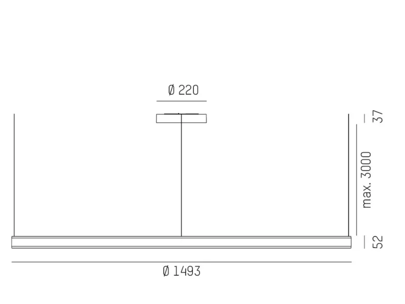 Molto Luce LON ROUND 1500 PDI (weiß) - Produktbild 2