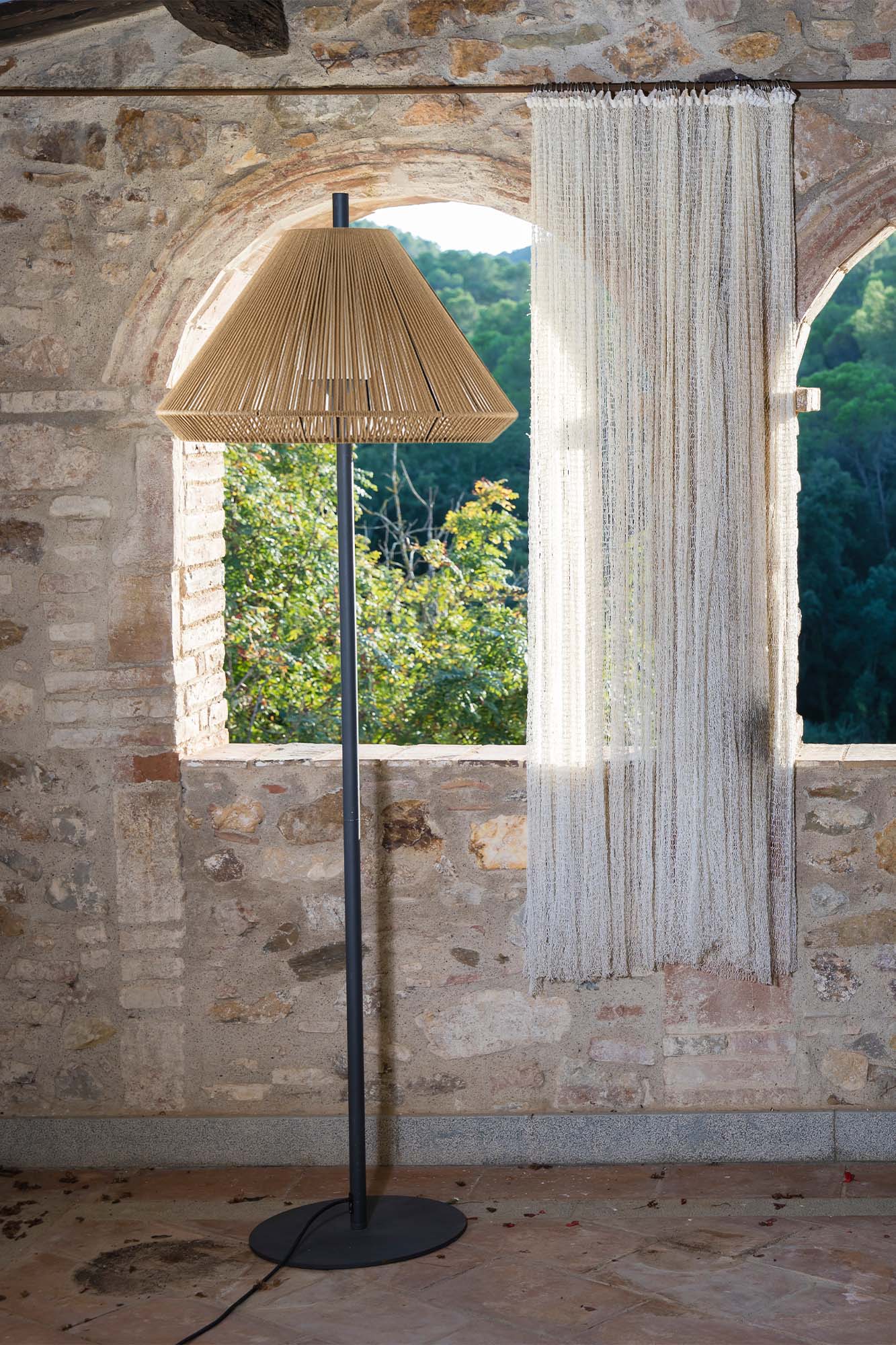Faro SAIGON OUT C70 ocker weiß Stehlampe 2M - Produktbild 2