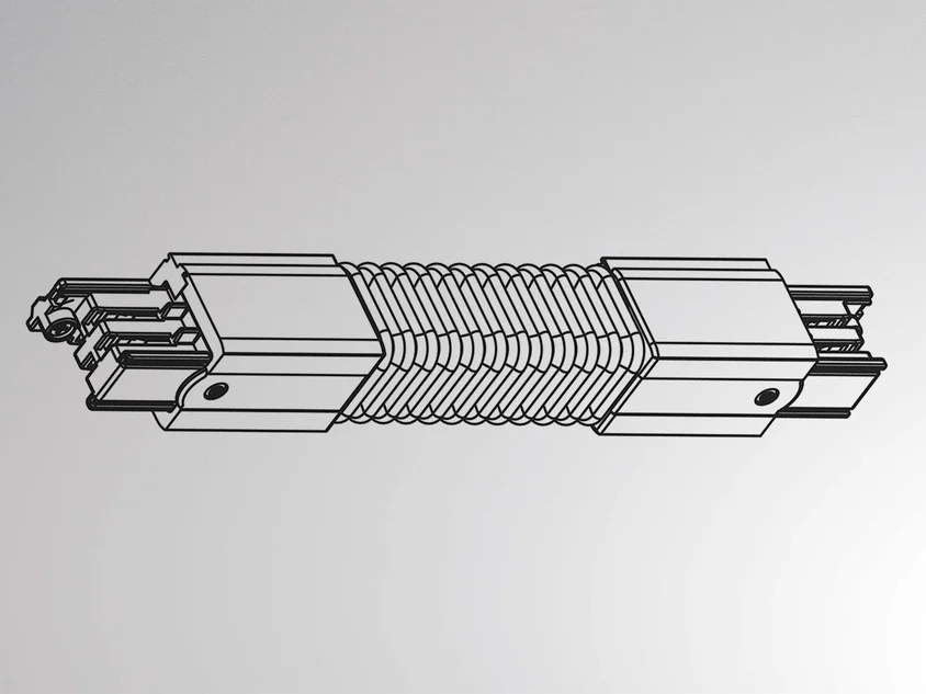 Molto Luce 3 PHASEN PULSE DALI FLEXVERBINDER (weiß) - 1