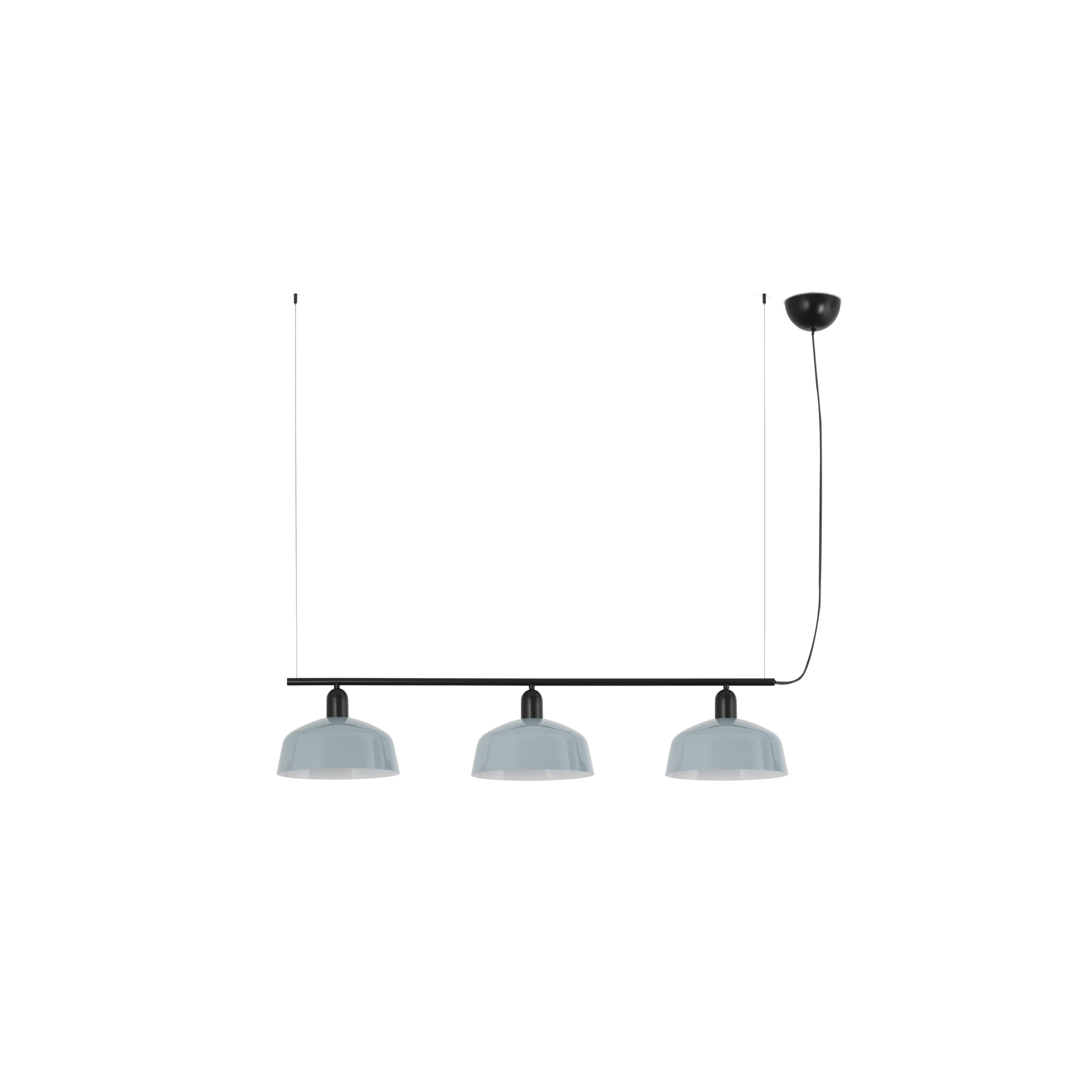 Faro TATAWIN M Metall 3L Pendelleuchte Grau-blau Faro TATAWIN M Metall 3L Pendelleuchte Grau-blau - Produktbild 1