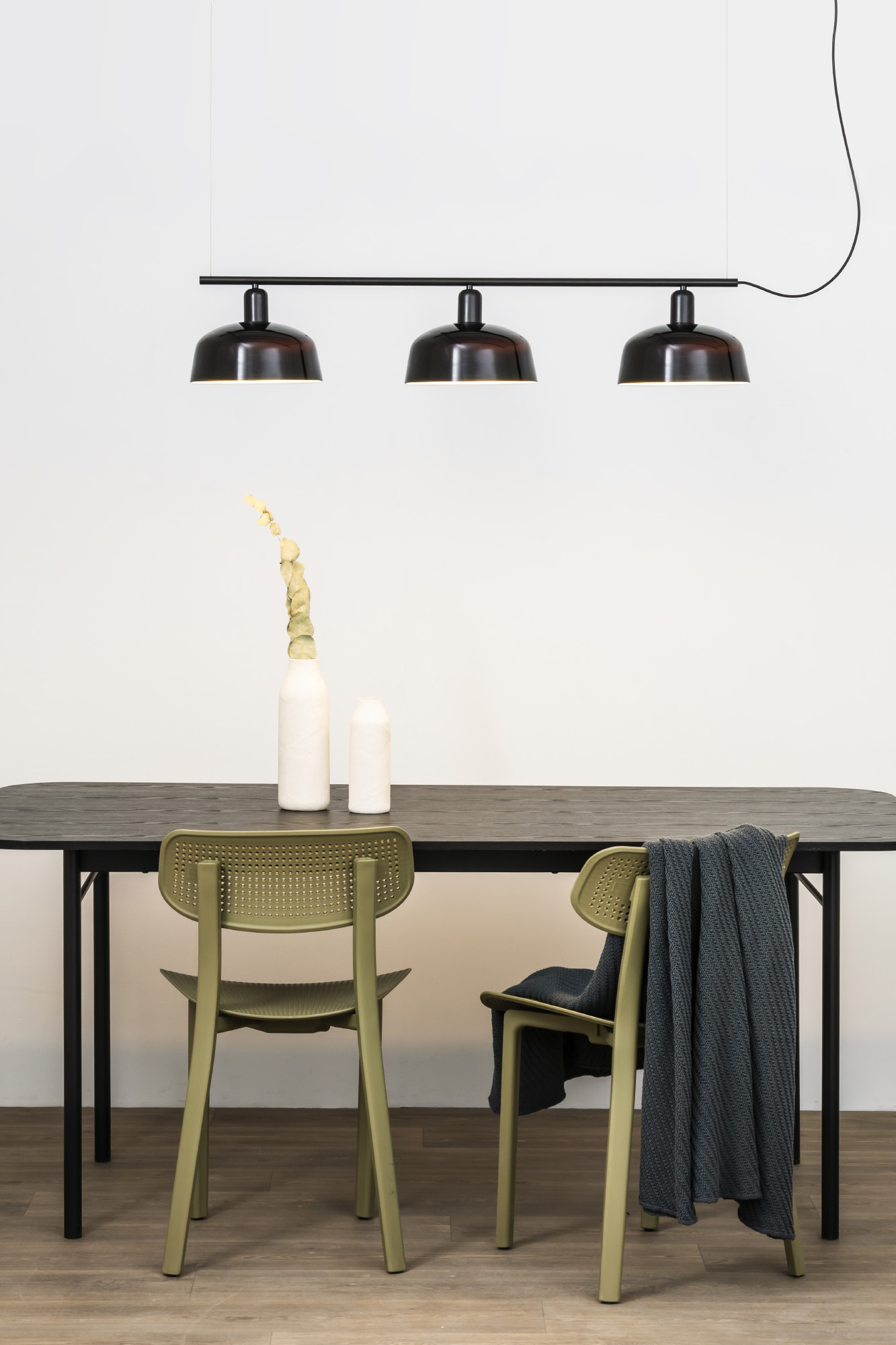 Faro TATAWIN M Linear Pendelleuchte Glas schwarz - Produktbild 2