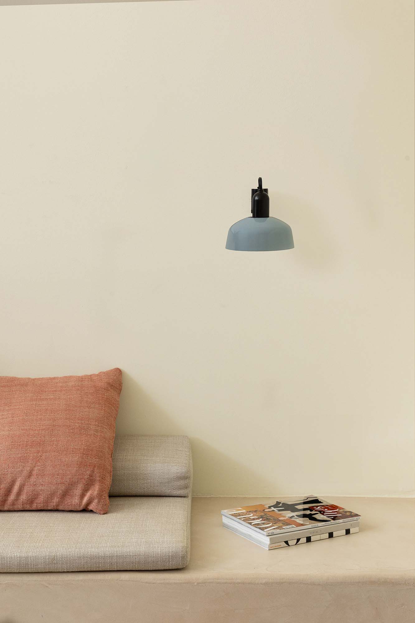 Faro TATAWIN Grau-blau Metall Wandleuchte - Produktbild 3