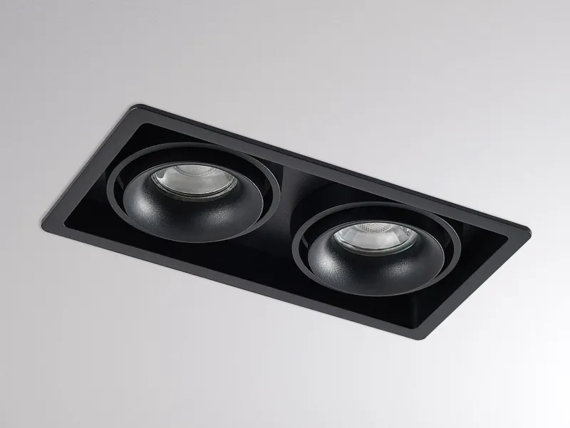 Molto Luce QANA DOUBLE SQUARE R (schwarz) - Produktbild 1