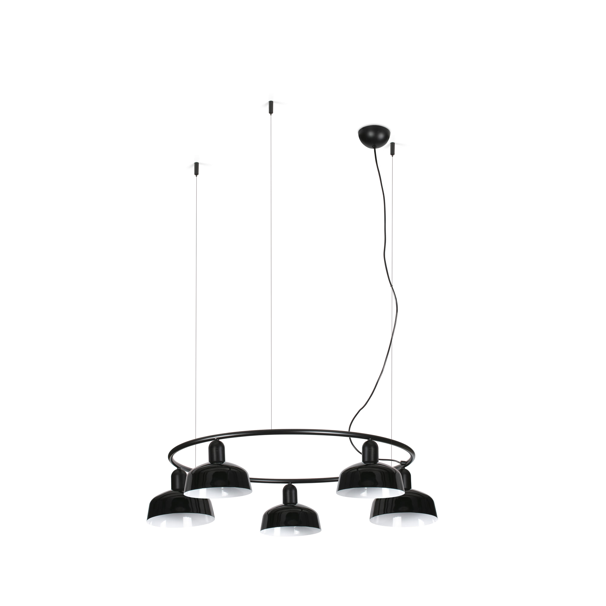 Faro TATAWIN S Metall 5L Kreisförmige Hängeleuchte Schwarze Faro TATAWIN S Metall 5L Kreisförmige Hängeleuchte Schwarze - Produktbild 1