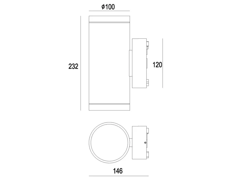 Molto Luce FORIS ROUND DOUBLE W (anthrazit) - Produktbild 2