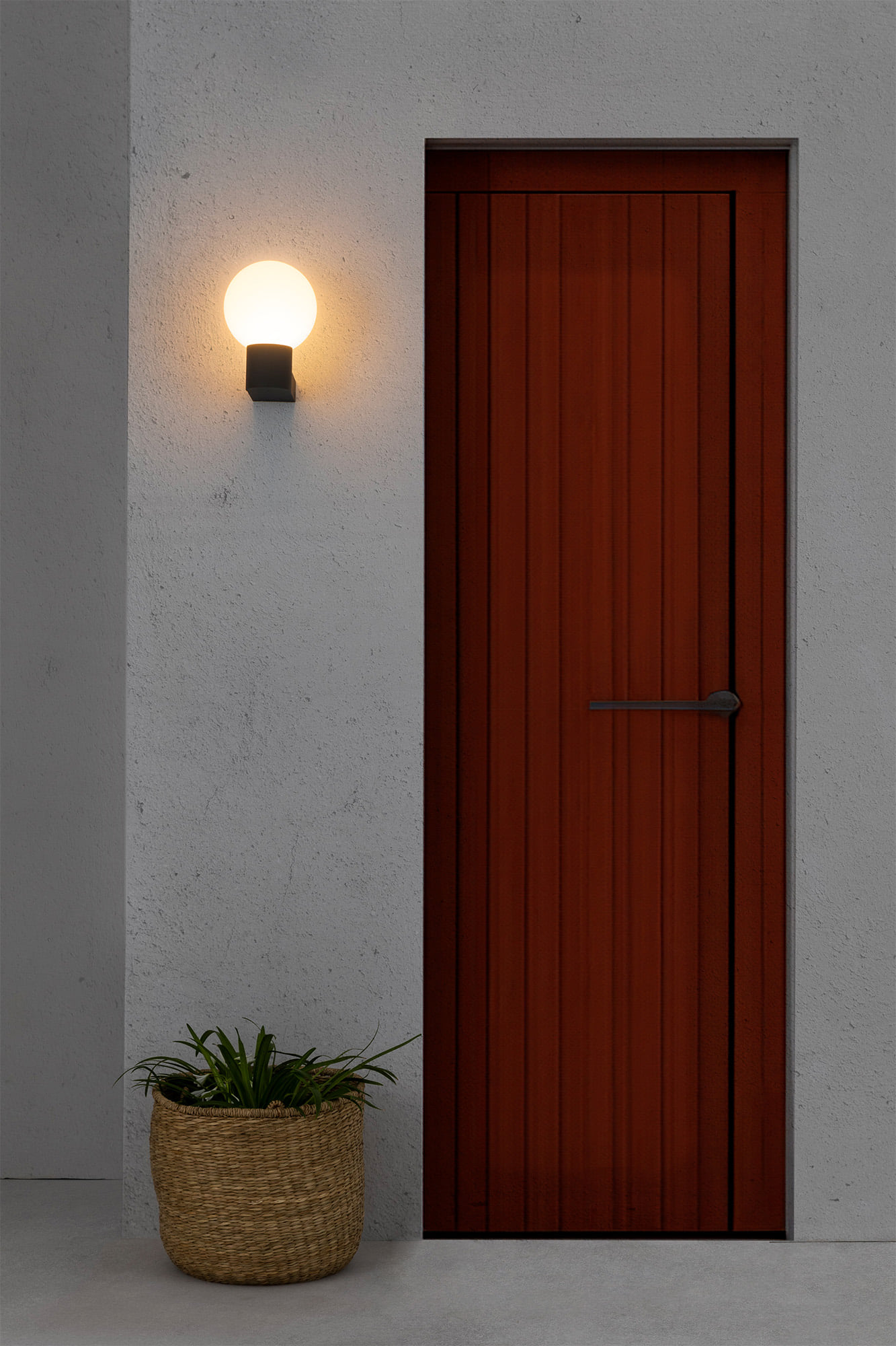 Faro MOON Dunkelgraue Wandleuchte - Produktbild 2